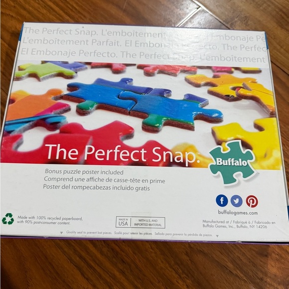 Buffalo Neuschwanstein Castle Puzzle - 1000 Pieces - Purple - Picture 6 of 8